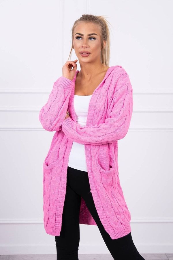 Kesi Hooded sweater with pockets light pink