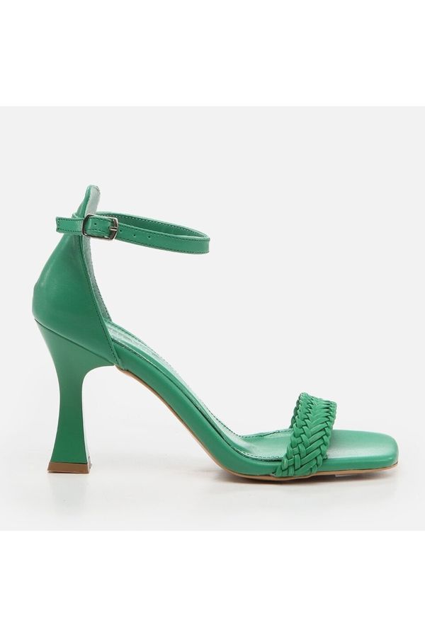 Hotiç Hotiç Green Women's Heeled Sandals