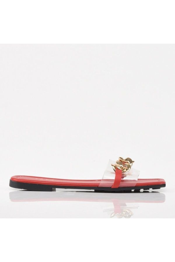 Hotiç Hotiç Red Women's Footwear Sandals & Slippers