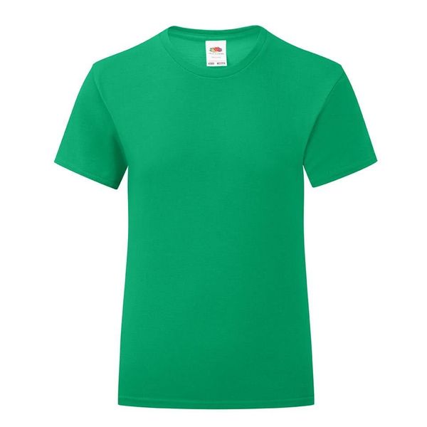 Fruit of the Loom Iconic Fruit of the Loom Girls' Green T-shirt