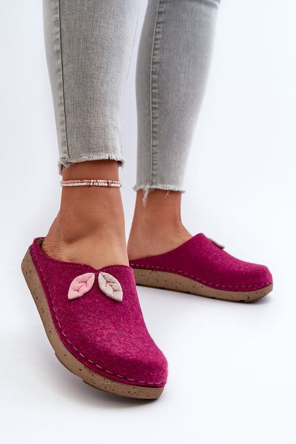 Kesi Inblu Fuchsia Women's Felt Slippers