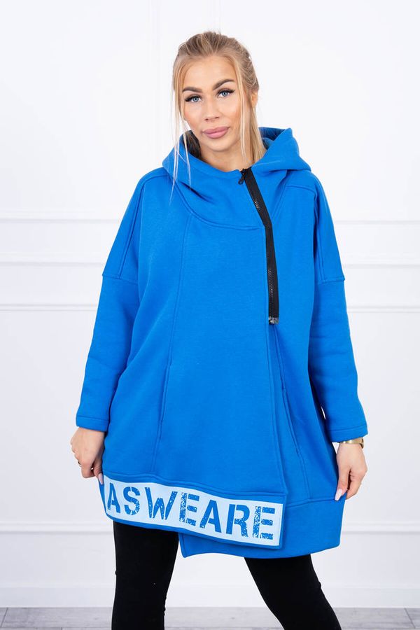 Kesi Insulated sweatshirt with zipper blue-violet