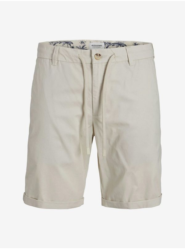 Jack & Jones Jack & Jones Marco Men's Cream Chino Shorts - Men's