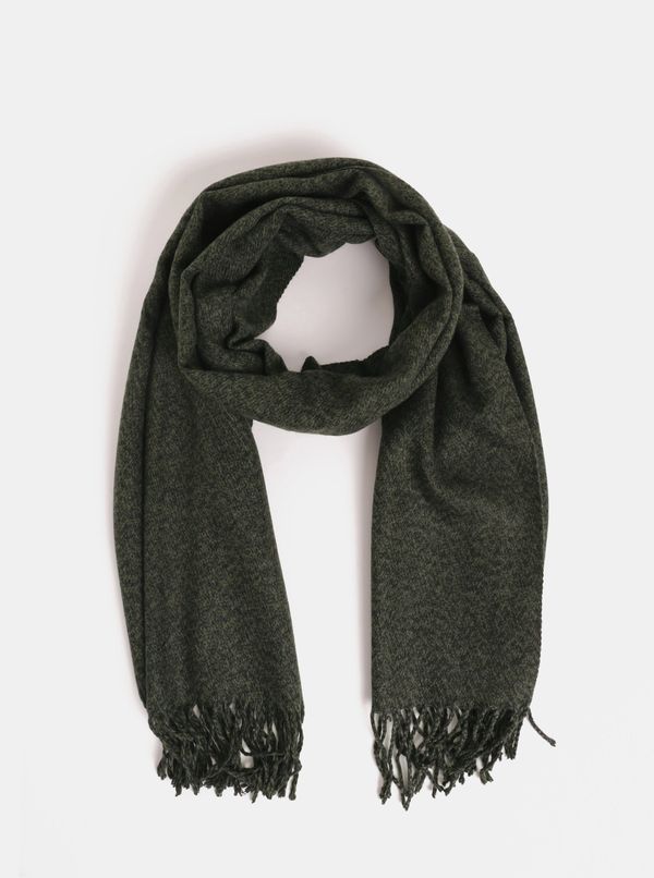 Jack & Jones Jack & Jones Solid Dark Green Brindle Scarf - Men