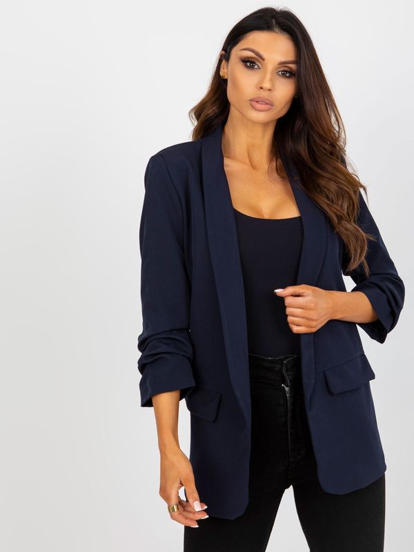 Och Bella Jacket-TW-ZT-BI-22520.14-navy blue