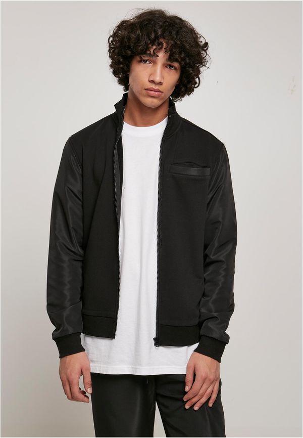 Urban Classics Jacket with a blend of organic and recycled fabrics, black