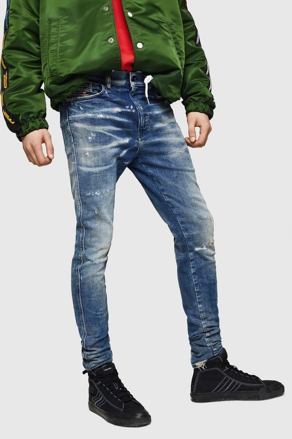 Diesel Jeans - Diesel DREEFTT Sweat jeans blue