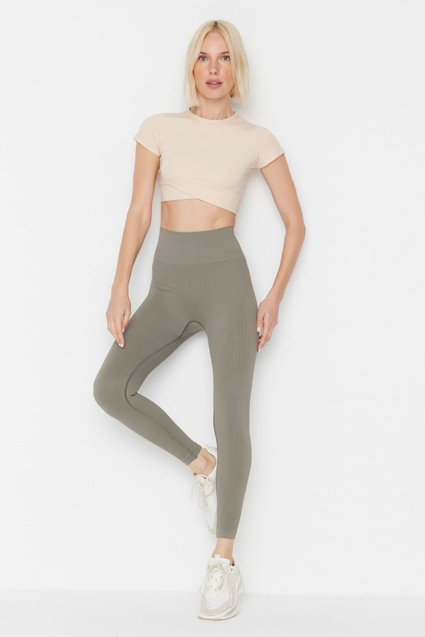 Jerf Jerf Lily as Khaki High Waist Consolidating Leggings