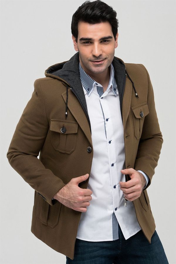 dewberry K7536 DEWBERRY MEN'S COAT-CAMEL