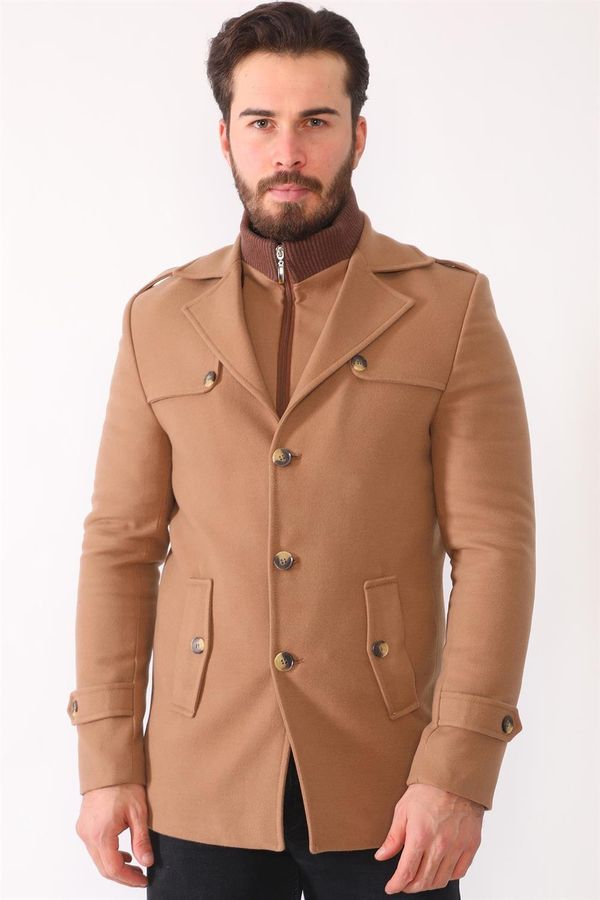 dewberry K7542 DEWBERRY MEN'S OUTER-OPEN CAMEL