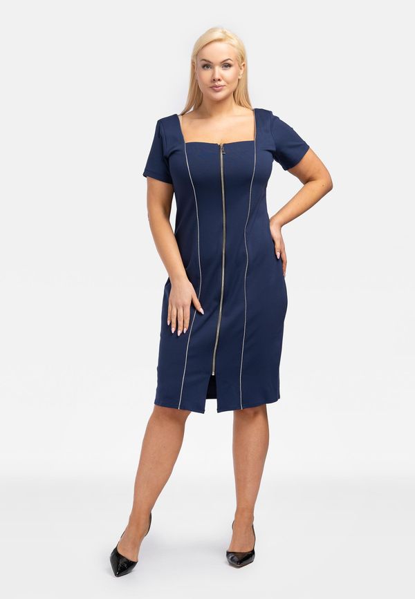 Karko Karko Woman's Dress SC132 Navy Blue