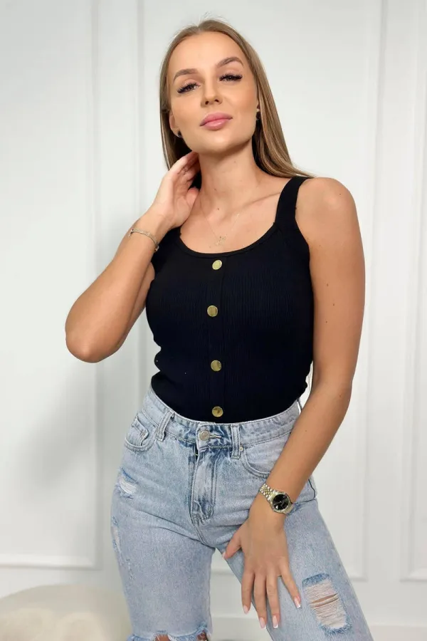 Kesi Kesi Blouse with straps black