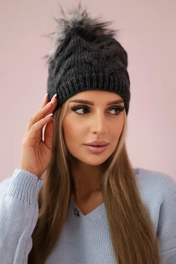 Kesi Kesi Cap with fleece Ela K242 graphite