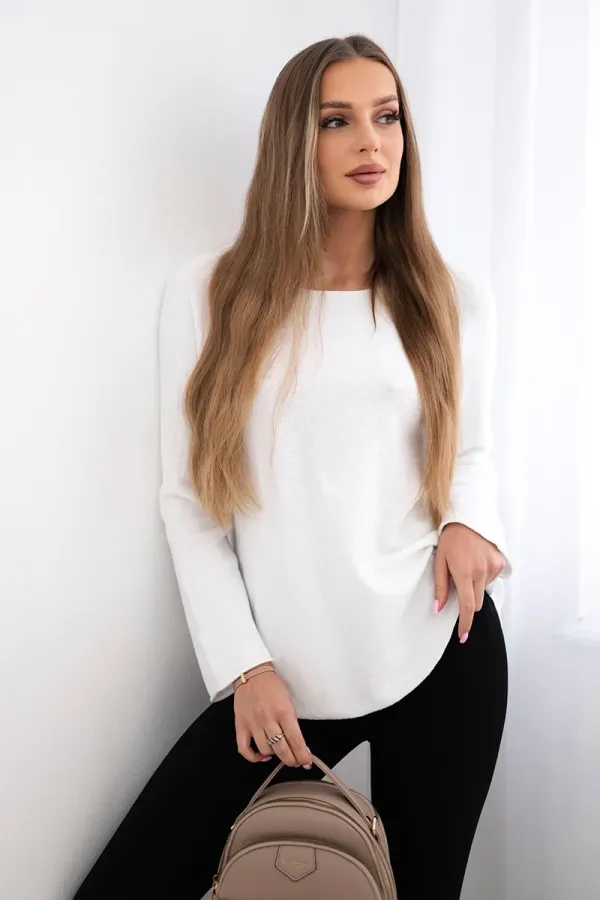 Kesi Włoski Kesi Włoski Crew neck sweater white