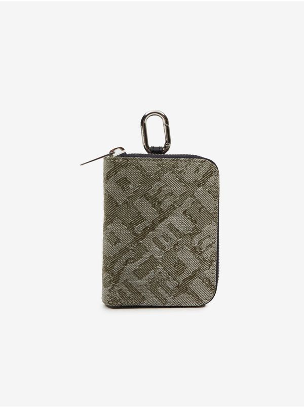 Diesel Khaki Men's Patterned Diesel Key Case - Men's