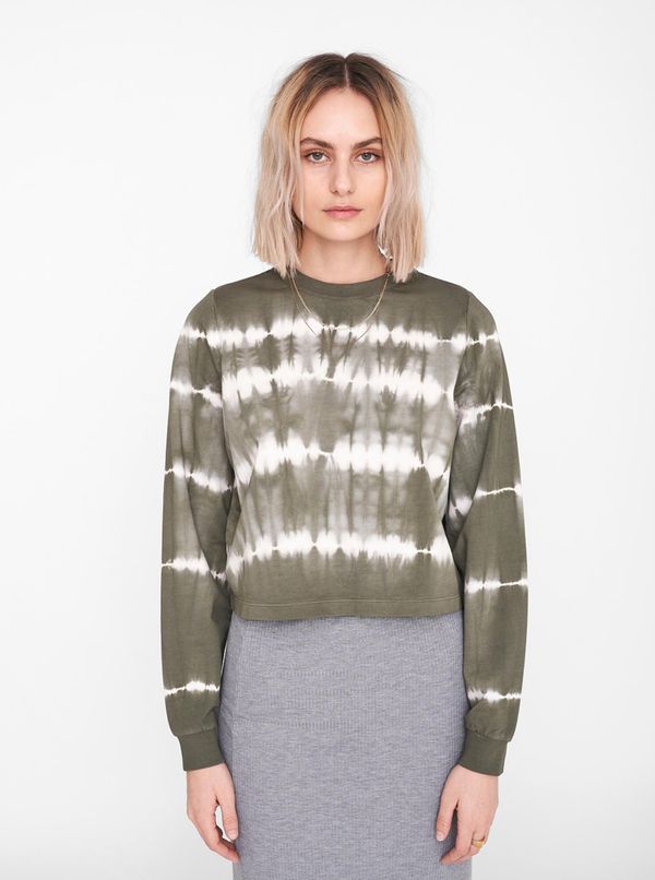 Noisy May Khaki patterned sweatshirt Noisy May Joan - Women