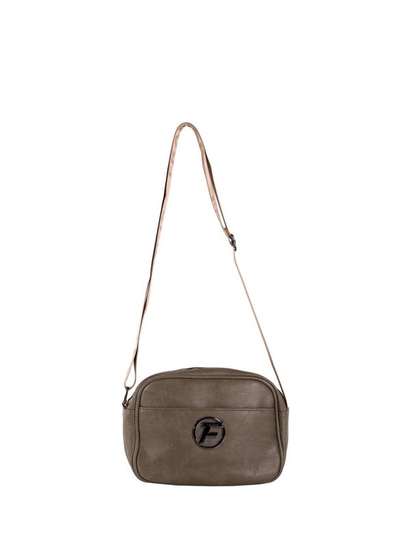 Fashionhunters Khaki small messenger bag made of eco leather