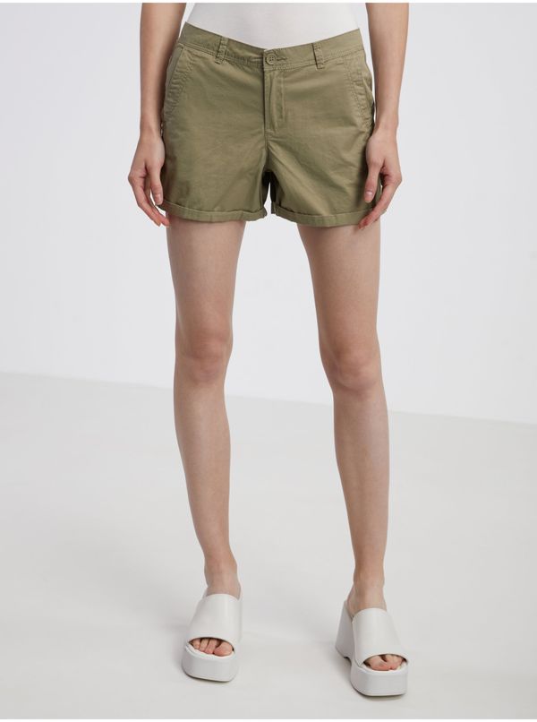 CAMAIEU Khaki Womens Shorts CAMAIEU - Women