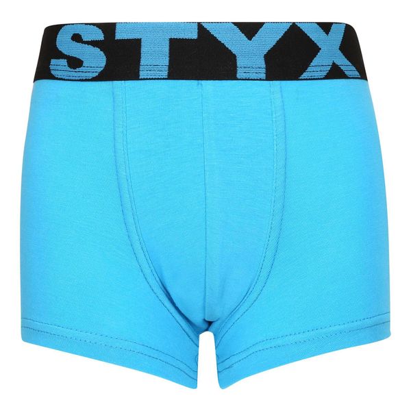 STYX Kids boxers Styx sports rubber light blue