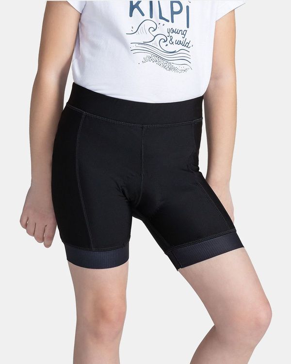 Kilpi Kids cycling shorts KILPI PRESSURE-J black