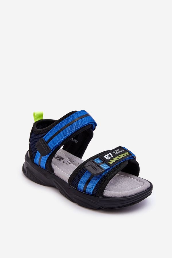 Kesi Kids sandals with Velcro Modre Brando