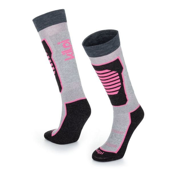 Kilpi Kids ski socks KILPI ANXO-J pink
