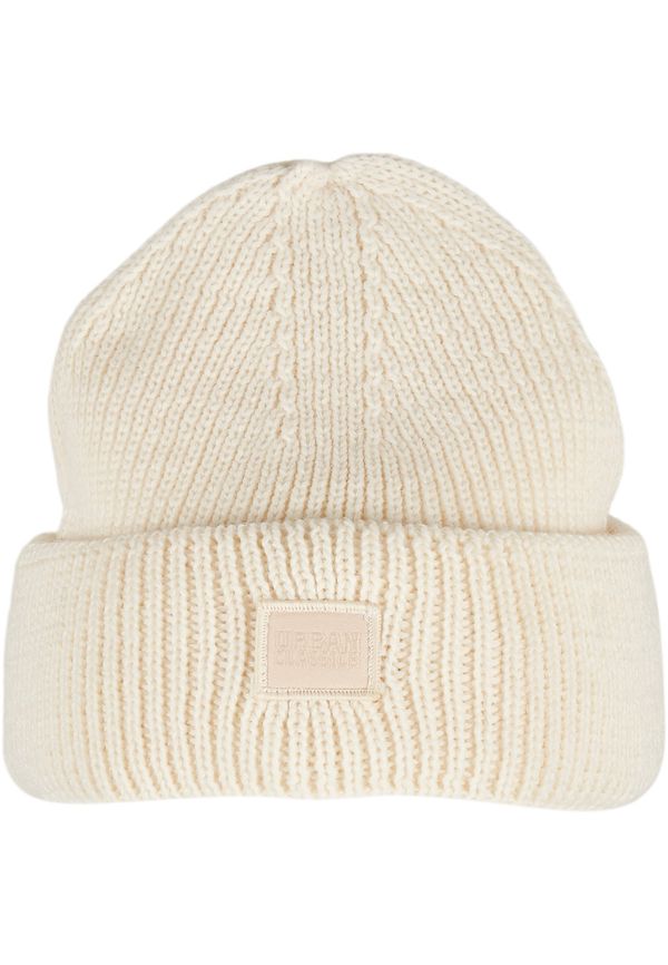 Urban Classics Knitted wool hat - cream