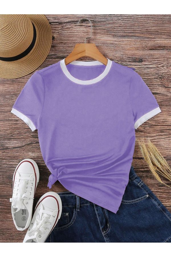 Know Know Unisex Lilac Combed Cotton Interlock T-Shirt