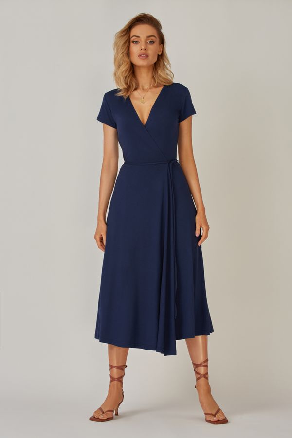 Kolorli Kolorli Woman's Dress Flora Long Navy Blue