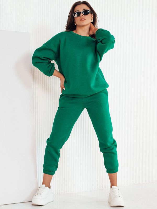 DStreet Komplet damski dresowy ARIELLA PREMIUM zielony Dstreet