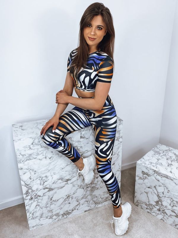 DStreet Komplet damski sportowy CEBRA czarny Dstreet