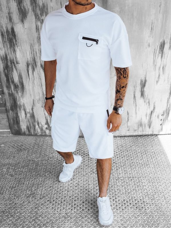 DStreet Komplet męski biały Dstreet