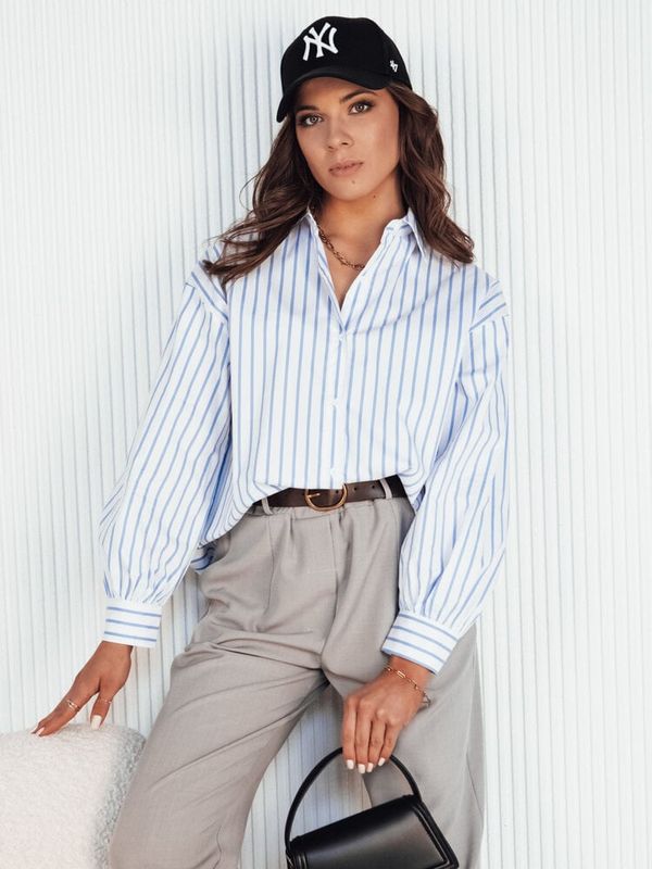 DStreet Koszula damska MARTIE biało-błękitna Dstreet