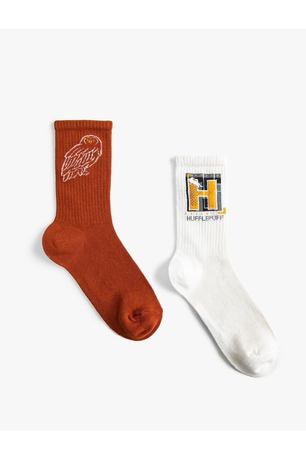 Koton Koton 2-Pair Harry Potter Printed Socks Licensed