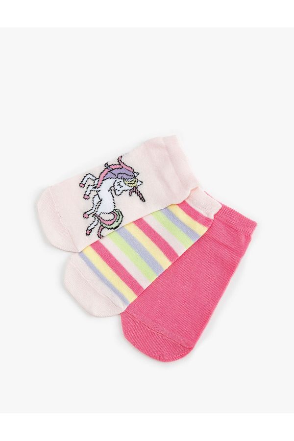 Koton Koton 3-Pack Multi Color Patterned Socks Set