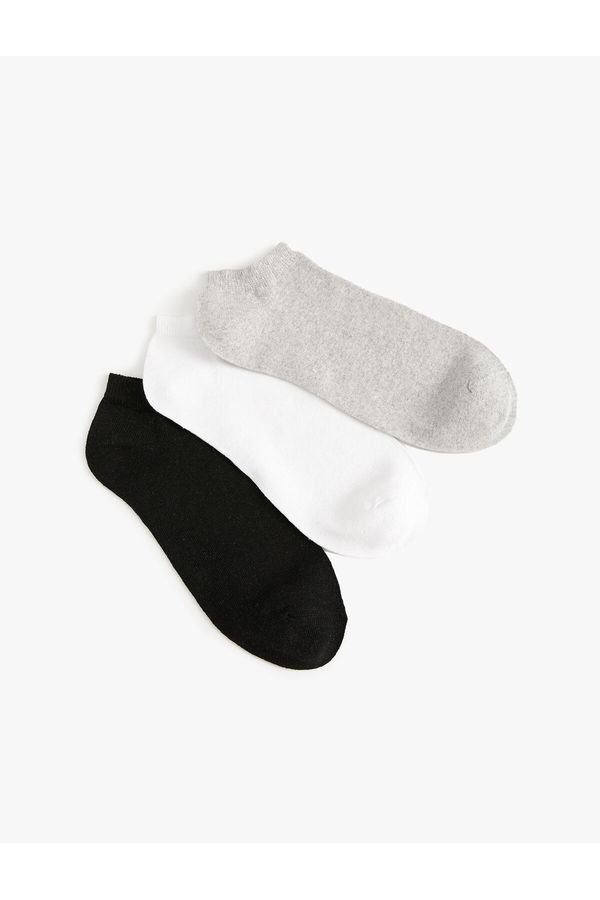 Koton Koton 3-Pack of Booties Socks