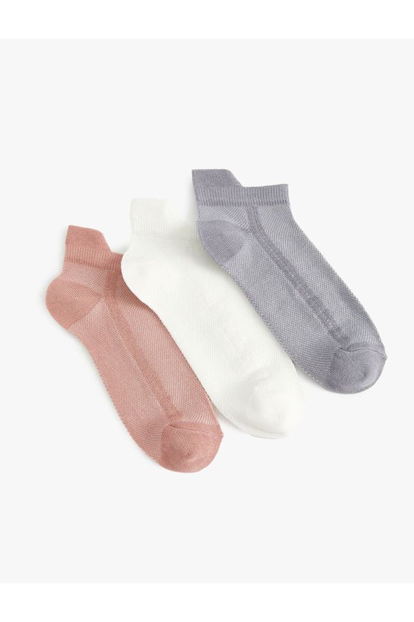 Koton Koton 3-Pack of Booties Socks Multi Color