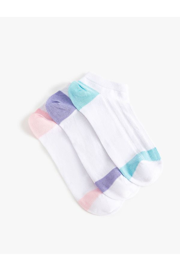 Koton Koton 3-Pack of Booties Socks Multi Color
