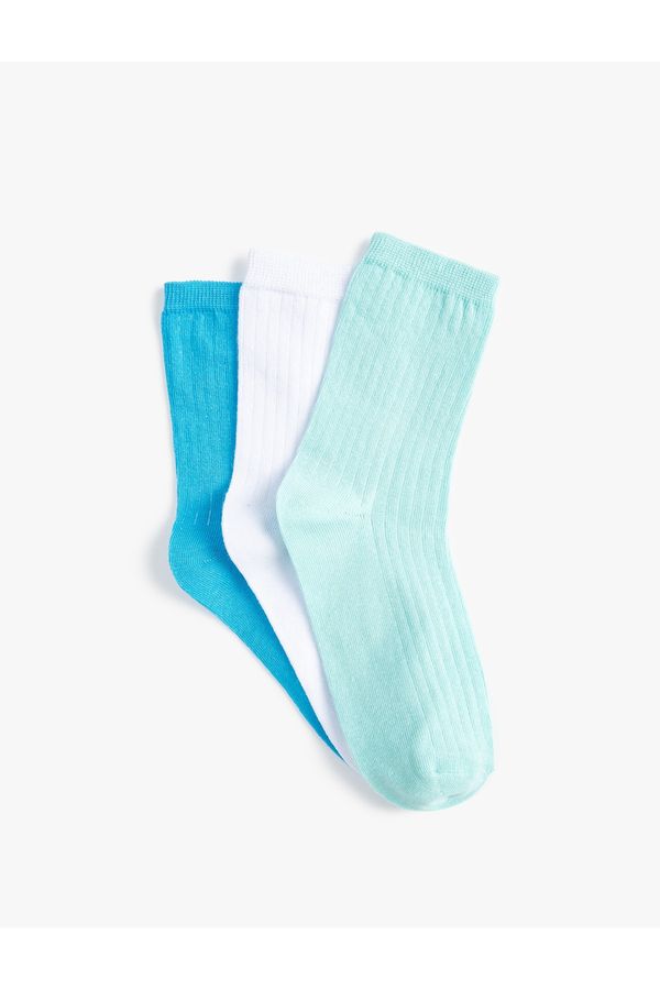 Koton Koton 3-Piece Socks Set Multi Color