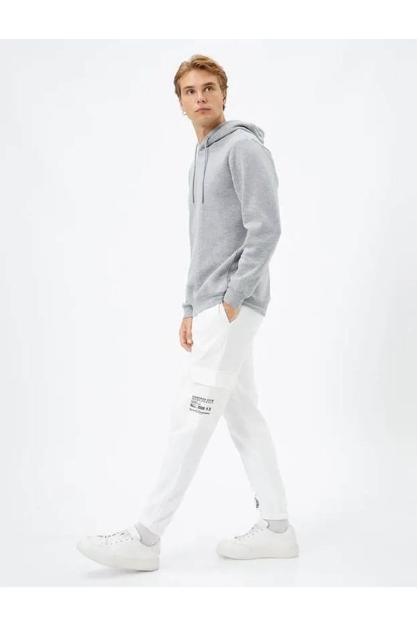 Koton Koton 4wam40015mk Men's Tracksuit Bottom White