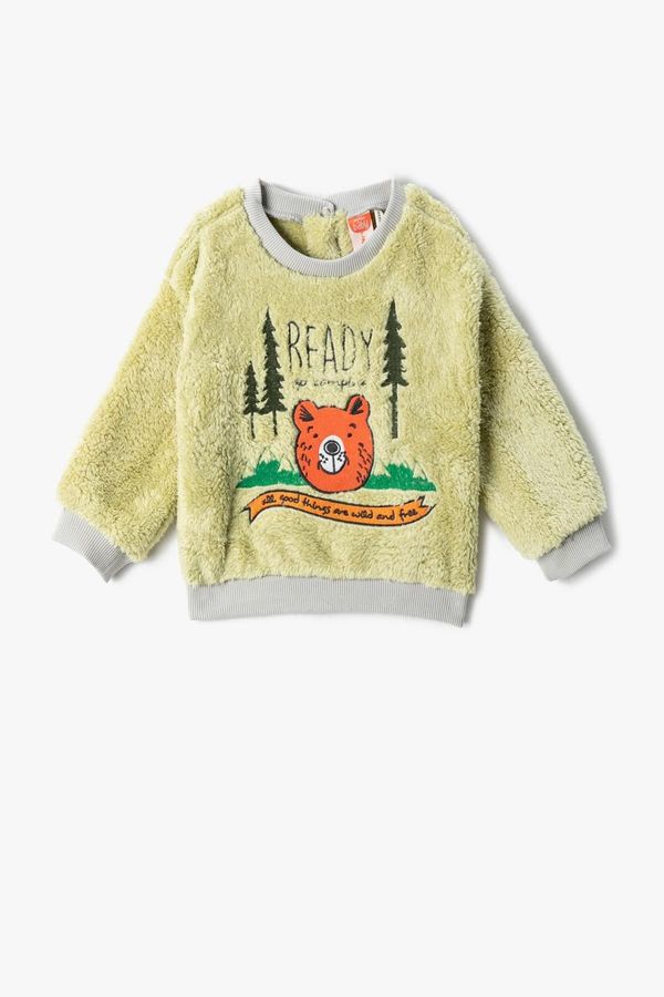 Koton Koton Baby Boy Green Sweatshirt