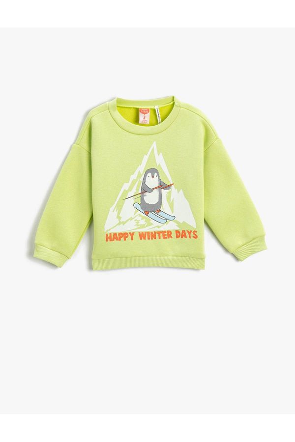 Koton Koton Baby Boy Yellow Sweatshirt