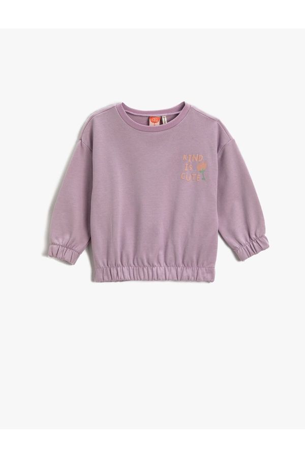 Koton Koton Baby Girl Lilac Sweatshirt