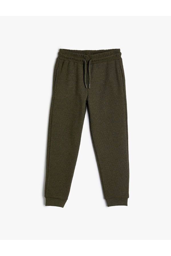 Koton Koton Basic Jogger Sweatpants Pocket Tie Waist