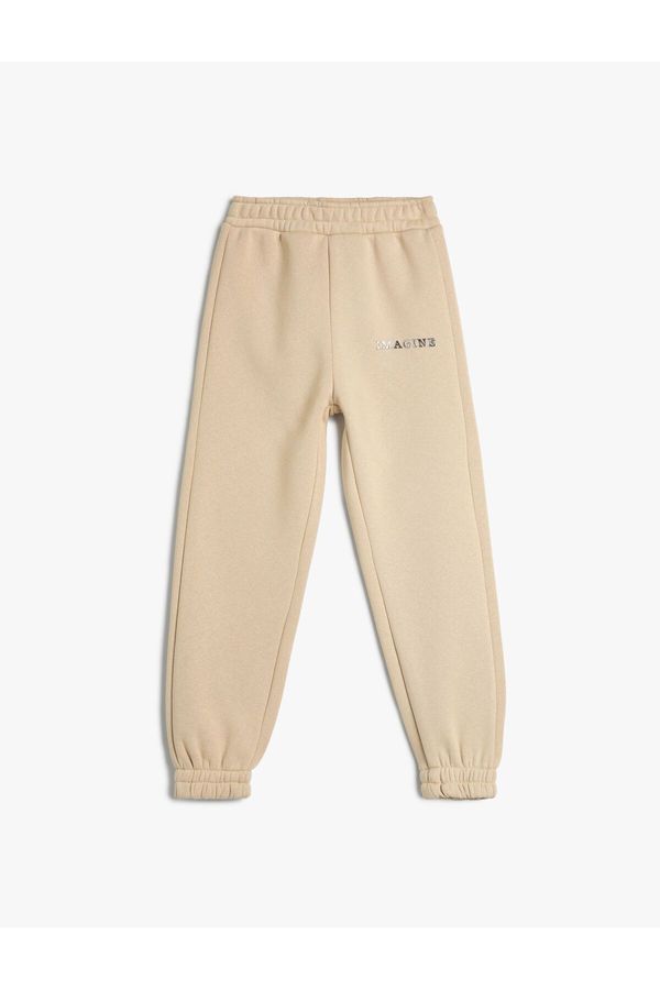 Koton Koton Basic Jogger Sweatpants with Pocket Tie Waist Drawer