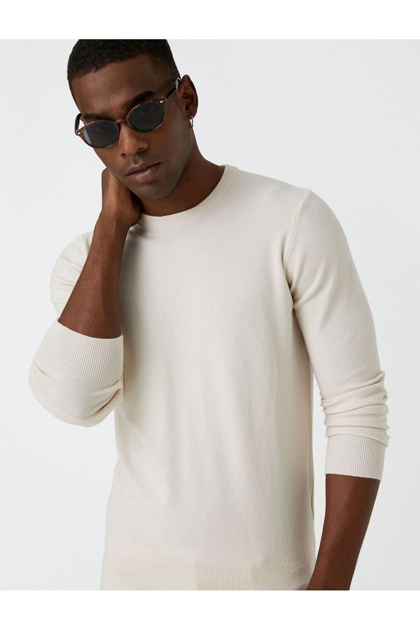 Koton Koton Basic Knitwear Sweater Crew Neck
