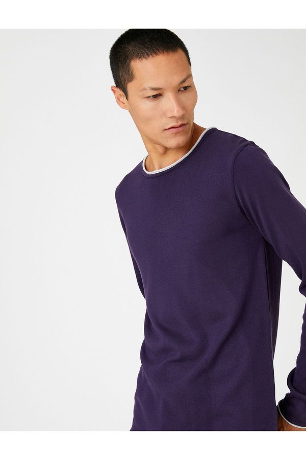 Koton Koton Basic Knitwear Sweater Crew Neck Long Sleeve