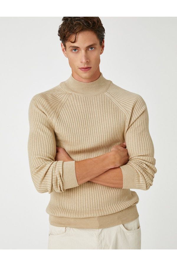 Koton Koton Basic Knitwear Sweater Half Turtleneck