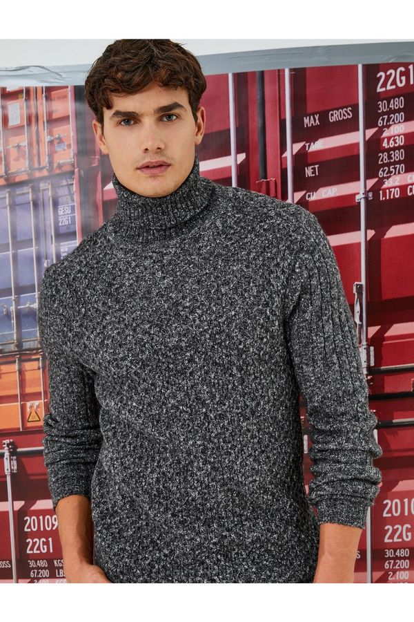 Koton Koton Basic Knitwear Sweater Turtleneck