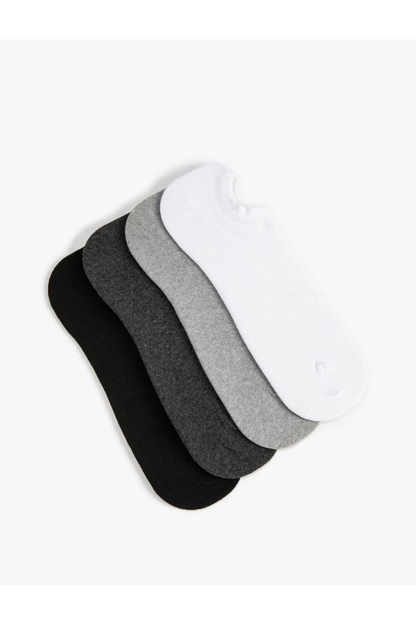 Koton Koton Basic Set of 4 Invisible Socks